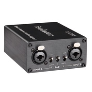 1 PCS LA2XS Audio Isolator Noise Reduction Filter Eliminates Current Noise Dual-Channel Audio Isolat