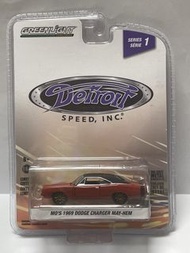 Greenlight MO’S 1969 Dodge Charger MAY-HEM 車仔 1:64 like Minigt Tarmac Tomica Poprace Hotwheels