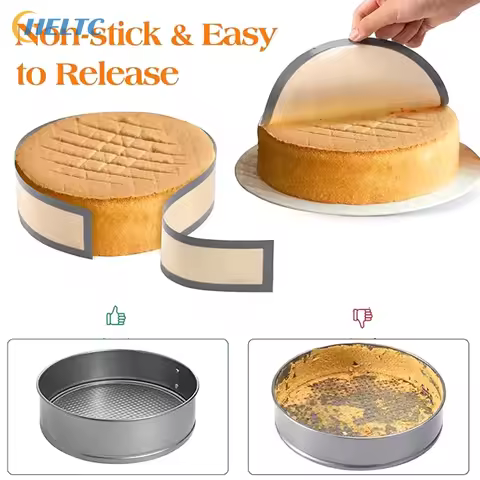 Silicone Round Baking Mat Air Fryer Oven Baking Sheets Non-Stick Baking Liners Reusable Bake Dish Fo