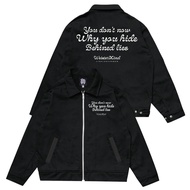 Weister Work Jacket Boxy Hitam - Behind Lies