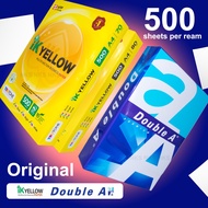 A4 PAPER 70G / 80G 500's (IK YELLOW / DOUBLE A)
