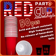 Cc 50 PCS 16oz or 2oz Beer Cups Disposable Reusable Plastic Cup