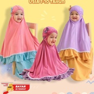 CODE C84N Children's Mukena with lace ribbon 11 years