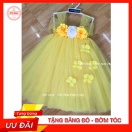 Baby tutu skirt ️ Baby tutu skirt yellow rose white yellow 5b