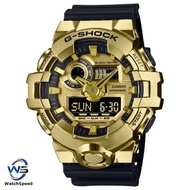Casio G-Shock G-Steel Analog Digital Resin Strap Gold Dial Quartz GM700G-9A GM-700G-9A Mens Watch