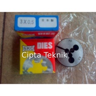 Snei SKC M3 x 0.5 Mata senei senai sney snay M3 x 0.5 Round Dies M3x0.5