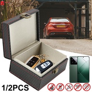 Faraday Box for Car Keys 11.6 x 9 x 5.8 cm Car Key Signal Blocker Anti-Theft Car Key Blocker for Car