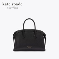 Kate Spade New York กระเป๋าถือรุ่น Knott Medium Zip-top Satchel KC897 001 สีดำ