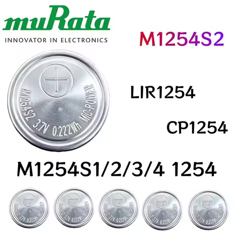 2-100PCS M1254S2/1/3 Z55H ZeniPower replacement CP1254 LIR1254 for Sony WF-1000XM4 XM4 Bluetooth Hea