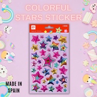 [SG] APLI Colorful Space Animals/Star Design Stickers [Evergreen Stationary] [Evergreen Stationery]