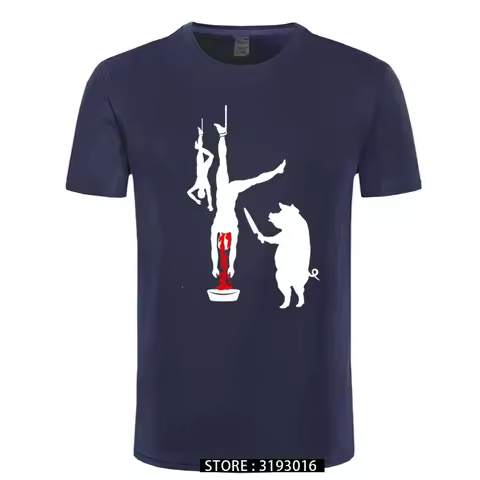 PIG LINE BUTCHER SHOP Funny Vegan Vegetarian Karma Peta Bacon Mens T-Shirt Summer O Neck Cotton Top