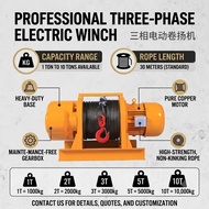 1 TON 2 TON 3 TON 5 TON 10 TON HEAVY DUTY ELECTRIC WINCH 3PHASE CHAIN HOIST BLOCK LIFT CRANE