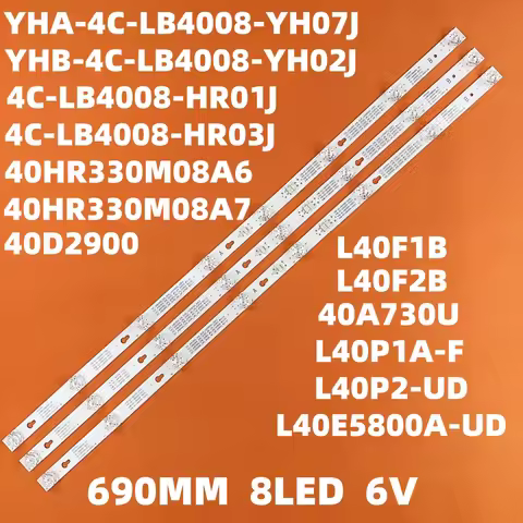 LED Backlight strip for 40l2600 L40d2900f 40d2900 L40S4900FS L40S4900 L40D2900 TCL L40F1B L40P2-UD T