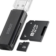 ♠ CARD READER ROBOT RT-CR102 USB3.0 Cap Desgn With 2 TF Slots Elementary School/ - ORIGINAL 1 Year W