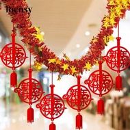 Ioensy 2025 Chinese New Year Banner Ornament Chinese Character Lunar New Year