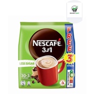 Nescafe 3 in 1 Instant Coffee - Original (Less Sugar) 33x14g
