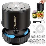 Electric Mason Jar Vacuum Sealer Kit - 10 Jar Lids Included for Wide-Mouth & Regular-Mouth Mason Jar