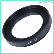 WU EW-52 EW52 Metal Lens Hood Cover 43mm Thread For EF-M 35mm F 1 8 Camera
