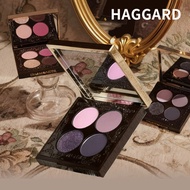 HAGGARD Eyeshadow 伊莫怪兽眼影哑光爆闪低饱和多色 Palette Four Colors Smoky Pink Brown Matte Low Saturation Multi-Co
