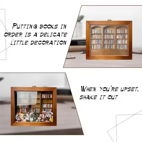 ABGE-Https://Detail.1688.Com/Offer/867872031147.Html Wooden Bookshelf Handmade Wooden Home Desktop D