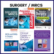 ✔Surgery_MRCS Textbook_Basi science for the MRCS_ SRB's Manual of MRCS_ MCQ and EMQ in surgery_OSCE 