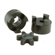 1/2" hingga 3/4" L075 Set Penyambung Fleksibel 3-Keping L-Jaw Coupler Getah Spider untuk Pemisah Kay
