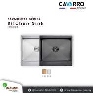 CAVARRO Farmhouse Kitchen Sink F2522S