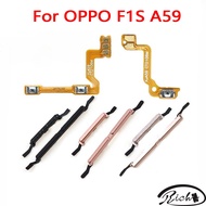 New Power on / off Switch Button Side Key Volume Up Down Flex Cable For OPPO F1S A59 A1601 Replaceme