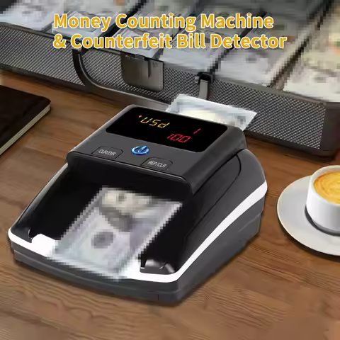 Bill Counter Money Counting Machine Dollar Euro UV MG WM IR Counterfeit Detection Bill Counter for G