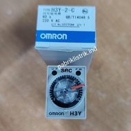 Timer Relay H3Y - 2 C 220V Ac 60S 60 Seconds H3Y 2 Omron Original