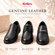 Brilliantly Smart Men’s Kickers Executive AlR-CUSHIONED Black Leather Formal Shoes Kasut Kulit Lelak