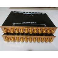 7 BAND-765S Parametric Equalization Pre-Amp Crossoved