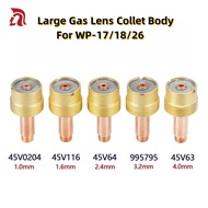 Large 2/5Pcs Gas Lens Collet 1.0/1.6/2.4/3.2/4.0mm 45V0204 45V116 45V64 995795 45V63 For TIG