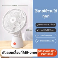 Xiaomi | พัดลมตั้งโต๊ะไร้สาย Xiaomi Mi Home Mini USB ชาร์จ พัดลมห้องทำงาน หอพักเงียบ Y847 ดีไซน์พกพา