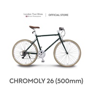 LONDON TAXI CHROMOLY BIKE 26M - BRITISH GREEN / SEPEDA DEWASA 26M INCH-veestore01