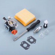 1set 4180 120 0615 Carburetor FS91 Filter Spark Plug Gaskets for Stihl FS89 FS89R FS91 FS91R FS111 F