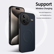 For Xiaomi Poco F7 Pro F7 Ultra F7Pro F7Ultra PocoF7Pro PocoF7Ultra 2025 Carbon Fiber Magnetic Leath