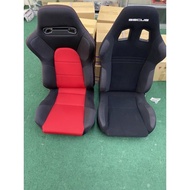 Sscus Edition DIY WIRA SATRIA ISWARA Sport seat semi Bucket Seat Black /Red Black