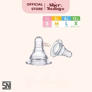 Angel Mommy Baby Bottle Dot Slim Neck Nipple BPA Free Standard 3.8cm - Peristaltic Baby Nipple S2258