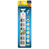 Made In Taiwan~Weidian [Overload Power Off 6 Open 6 Plug Extension Cord] 6, 9, 500cm/Extension Cord/