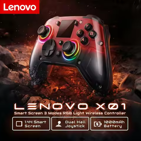 Lenovo X01 1.44inch Smart Screen Wireless Controller 3 Modes for Switch PS4 IOS Android PC TV Progra