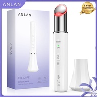 ANLAN เครื่องนวดตา EMS พร้อมการฟื้นฟูสภาพผิวด้วยแสงสีแดง + สีฟ้าที่ลบถุงยกกระชับดวงตาและอุปกรณ์ความง