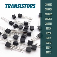5pcs per order Transistor 2N2222 2N3904 2N3906 2N5401 2N5551 S8050 S8550 S9011 S9012 S9013