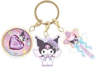 Tees Factory SR-5546562MK Sanrio Characters 3 Charm Key Chain Magical Jewelry/Chromi H2.2 x W 2.0 x 