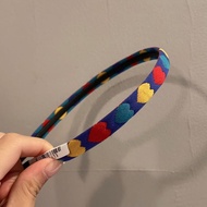 Korean Hair Accessories Simple Colorful Love Headband Female Dongdaemun baket Classy All-Match Press