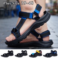 UCMVZO Men Outdoor Sandals Summer Breathable Beach Shoes Gladiators Casual Roman Shoes Plus Size 39-48