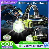 LED Diving Headlamp 5000LM IPX8 Waterproof Type-C Rechargeable Underwater Flashlight Fill Light for 