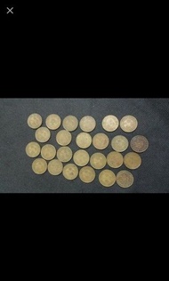香港 1960年 (13個) 1961年 (12個) 一毫硬幣 (TEN CENTS) 共25個 只限郵寄,掛號$20 本人銀行户口只限恆生銀行(HANG SENG BANK)