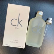 Calvin Klein cK one EDT凱文克萊中性淡香水 100ml/200ml順豐到付或包平郵