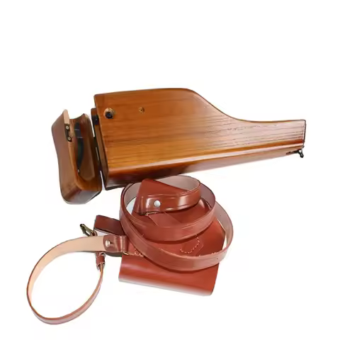 WW2 BROOMHANDLE GERMAN MAUSER C96 WOOD SHOULDER HOLSTER BUTT STOCK